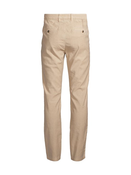 GANT - Slim fit kokvilnas-lina čino bikses - 277 DRY SAND - photo 2 GANT - Slim fit kokvilnas-lina čino bikses - 277 DRY SAND | Stockmann - photo 2