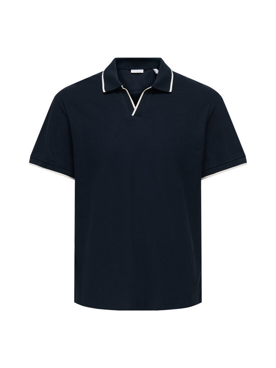 Only & Sons - OnsAston Regular Resort -pikeepaita - DARK SAPPHIRE DETAIL:EGRET | Stockmann - photo 1