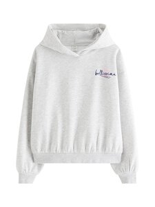 Lindex - Cropped-huppari - 9802 LIGHT GREY MELANGE | Stockmann