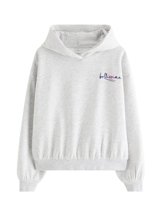 Lindex - Cropped-huppari - 9802 LIGHT GREY MELANGE | Stockmann - photo 1