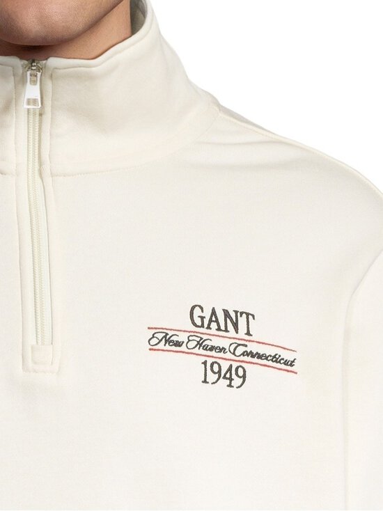 GANT - Graphic Half Zip -huppari - 130 CREAM | Stockmann - photo 5