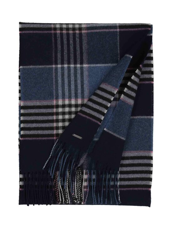 Bugatti - Checked vilnas šalle 33 x 180 cm - 590 NAVY - photo 3 Bugatti - Checked vilnas šalle 33 x 180 cm - 590 NAVY | Stockmann - photo 3