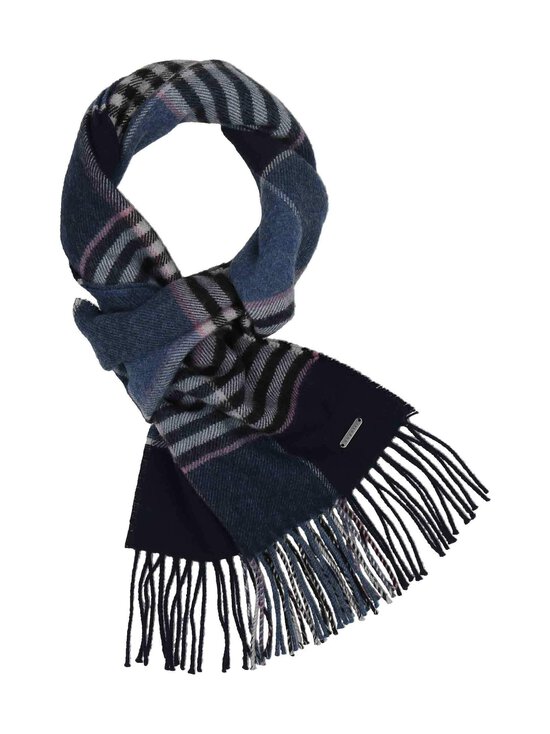 Bugatti - Checked vilnas šalle 33 x 180 cm - 590 NAVY - photo 4 Bugatti - Checked vilnas šalle 33 x 180 cm - 590 NAVY | Stockmann - photo 4