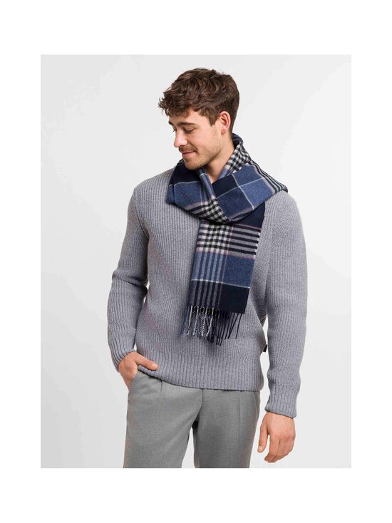 Bugatti - Checked vilnas šalle 33 x 180 cm - 590 NAVY - photo 6 Bugatti - Checked vilnas šalle 33 x 180 cm - 590 NAVY | Stockmann - photo 6