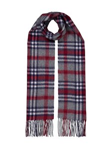 Stockholm Kravatt - Check Wool Cashmere -kaulaliina 30 x 190 cm - 3GREY | Stockmann