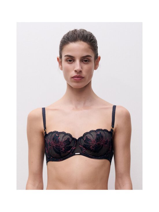 Chantelle - Fleurs Signature Half-Cup Balcony -rintaliivit - B00 SAILING BLUE LUREX | Stockmann - photo 2