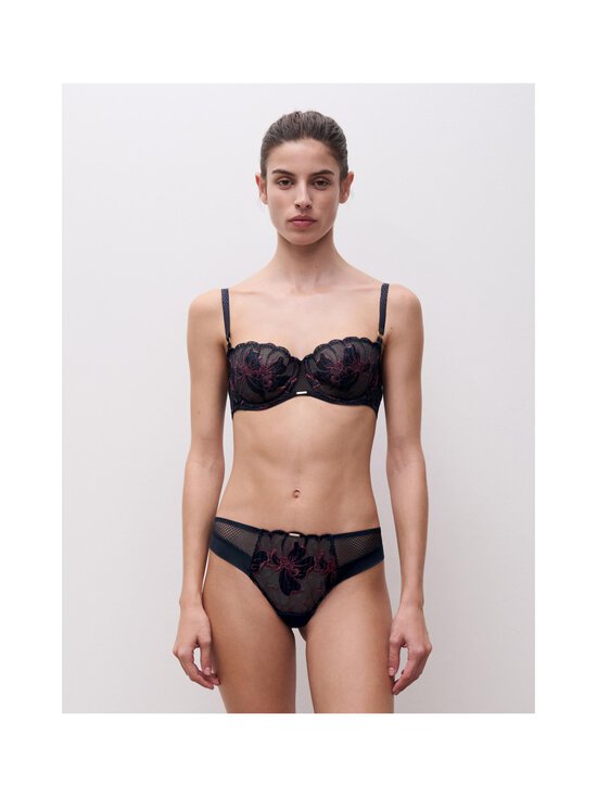 Chantelle - Fleurs Signature Half-Cup Balcony -rintaliivit - B00 SAILING BLUE LUREX | Stockmann - photo 5