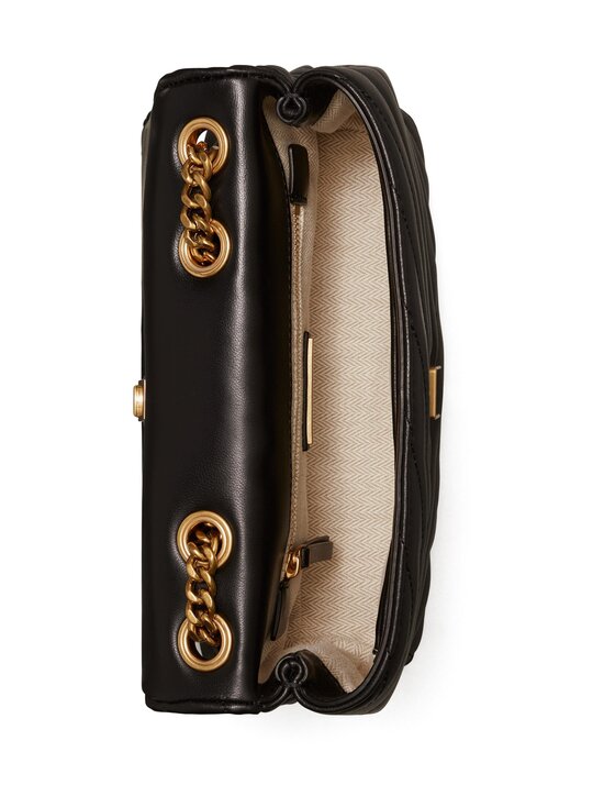 Tory Burch - Nahkkott Kira Chevron Small Convertible - 001 BLACK | Stockmann - photo 4