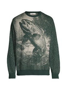 Dedicated - Mora Jumping Trout -neulepaita - PINE GROVE DARK GREEN | Stockmann