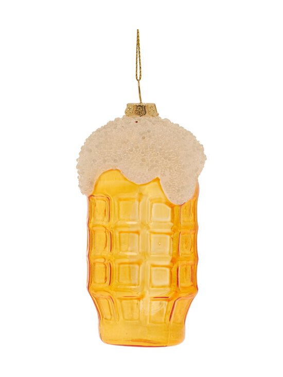 Casa Stockmann - Ziemassvētku eglītes rotājums 10,9 cm - ORANGE/WHITE | Stockmann - photo 2