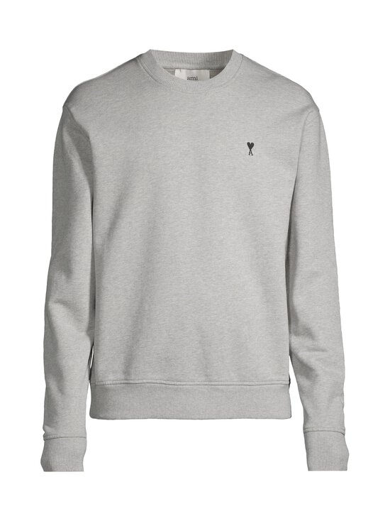 Ami - Sweatshirt Ami De Coeur Contraste -collegepaita - 0951 : GRIS CENDRE CHINE | Stockmann - photo 1