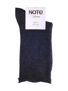 Note - Kiristämättömät villasekoitesukat - 151 GREY | Stockmann
