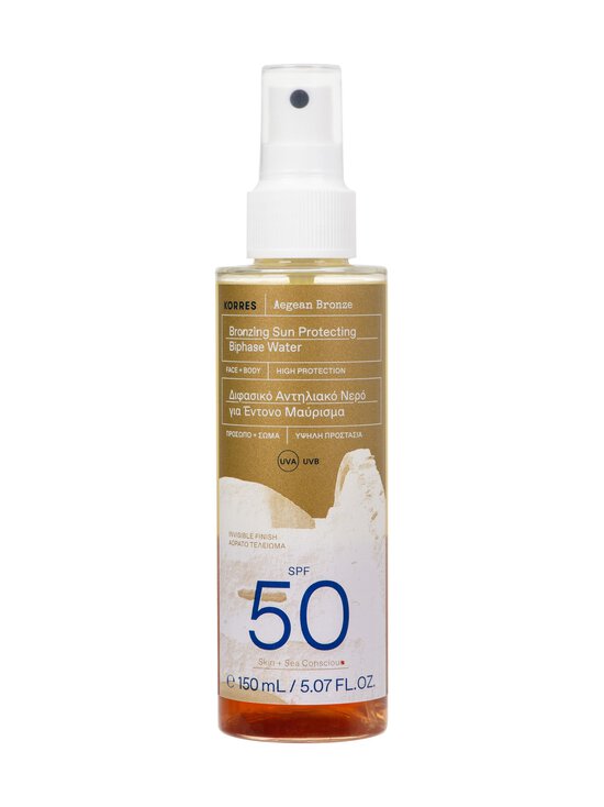 Korres - Aegean Bronze SPF50 Bi-phase Body Oil ķermeņa eļļa - NOCOL | Stockmann - photo 1