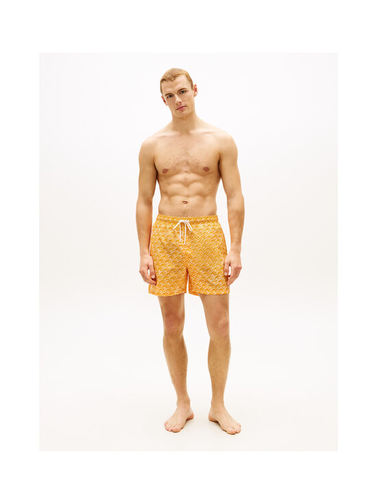 Tommy Hilfiger - Medium Drawstring peldbikses - 0JJ TH SCRIPT CYANOTYPE ORANGE HYPE | Stockmann - photo 2