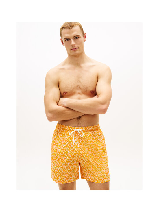 Tommy Hilfiger - Medium Drawstring peldbikses - 0JJ TH SCRIPT CYANOTYPE ORANGE HYPE | Stockmann - photo 5