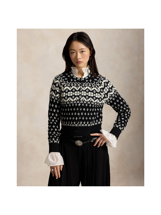 Polo Ralph Lauren - Fair Isle adīta jaka - 001 BLACK/CREAM | Stockmann - photo 3