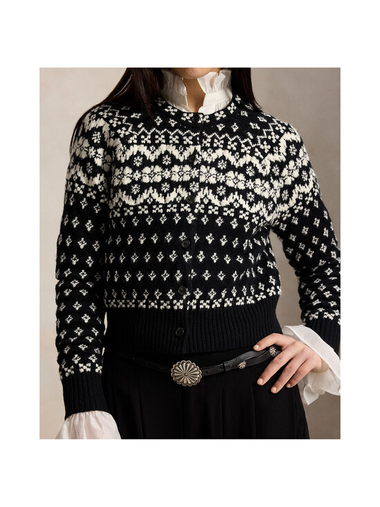 Polo Ralph Lauren - Fair Isle adīta jaka - 001 BLACK/CREAM | Stockmann - photo 4