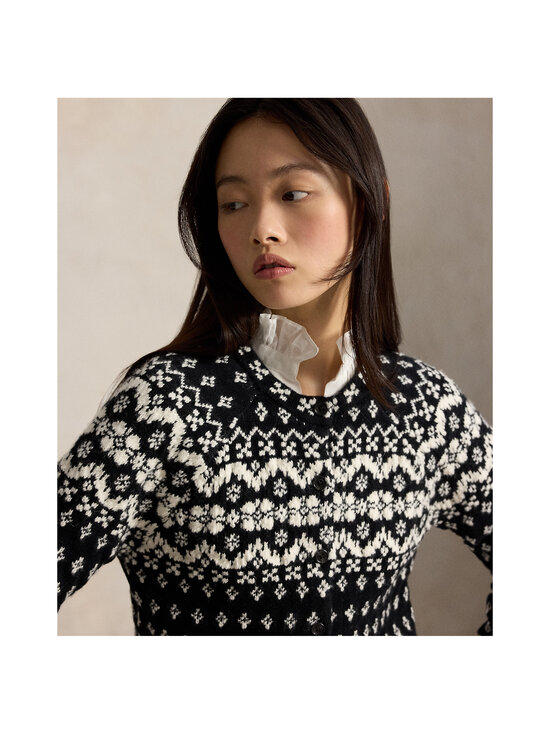 Polo Ralph Lauren - Fair Isle adīta jaka - 001 BLACK/CREAM | Stockmann - photo 5