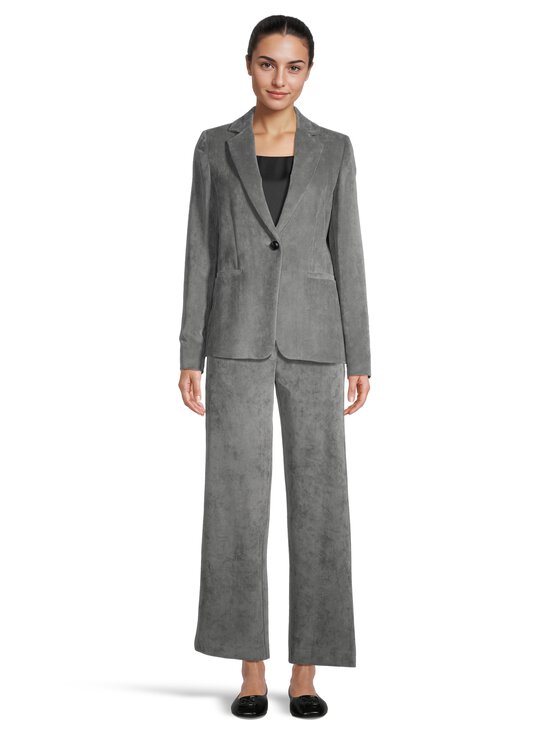 EMME - Emmdraghi Wide -samettihousut - 006 DARK GREY | Stockmann - photo 3