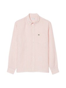 Lacoste - Casual Regular Fit -pellavakauluspaita - MIAMI/FLOUR | Stockmann