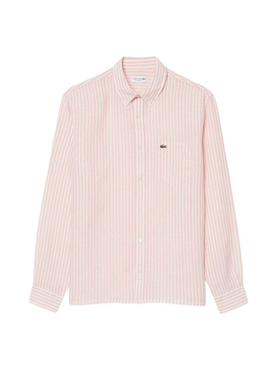 Lacoste - Casual Regular Fit -pellavakauluspaita - MIAMI/FLOUR | Stockmann - photo 1