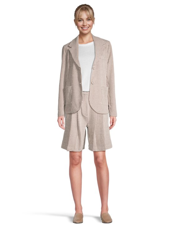 rich & royal - Jersey Seersucker -shortsit - 281 COCONUT BARK | Stockmann - photo 5