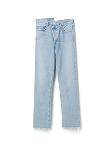 AGOLDE - Criss Cross Straight Jeans - DIMENSION (LIGHT INDIGO) | Stockmann