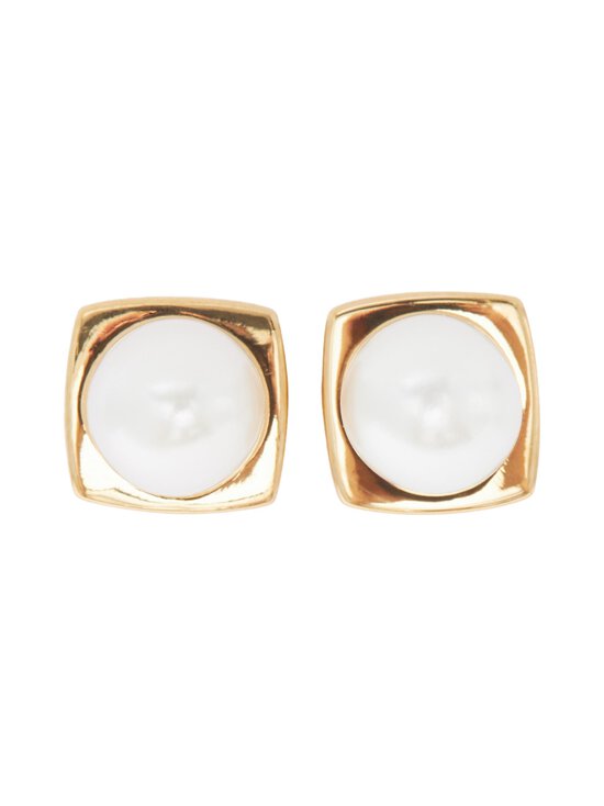 MISSOMA - Kõrvarõngas Button Pearl Square Stud - GOLD | Stockmann - photo 1