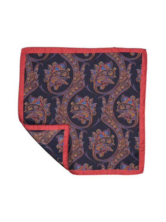 Stockholm Kravatt - Paisley Flower -silkkitaskuliina - 1 ORANGE/NAVY | Stockmann - photo 2
