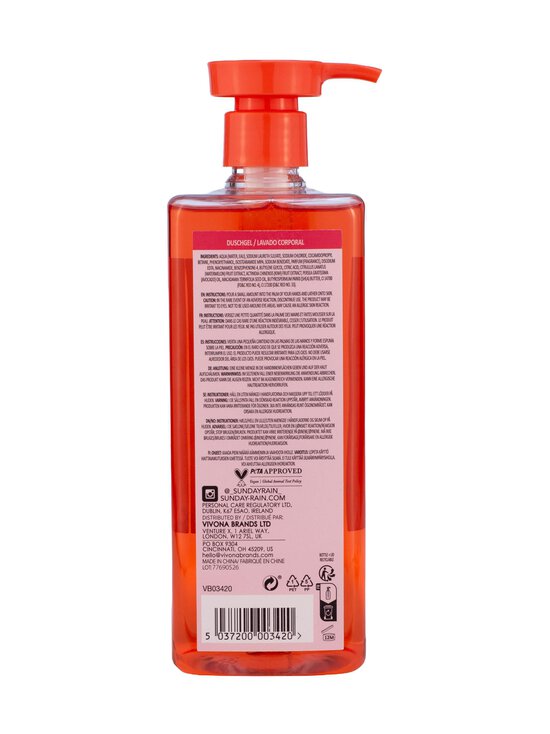 Sunday Rain - Watermelon + Kiwi Body Wash -suihkugeeli - NOCOL | Stockmann - photo 2