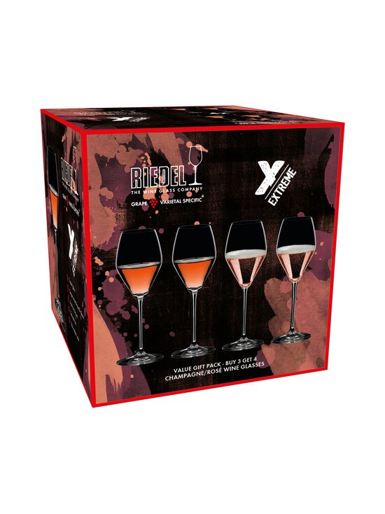 Riedel - Extreme Rosé/Champagne -viinilasi 4 kpl - KIRKAS | Stockmann - photo 2
