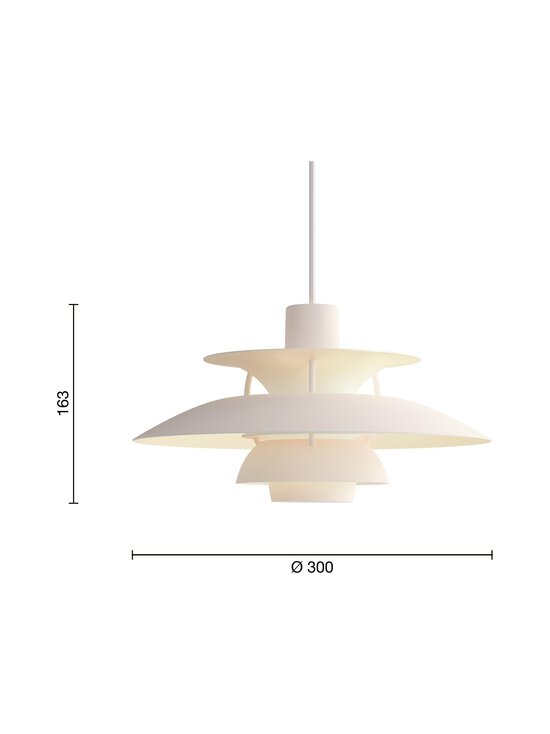 Louis Poulsen - PH 5 Mini Monochrome -riippuvalaisin - MONOCHROME PALE BLUSH | Stockmann - photo 3