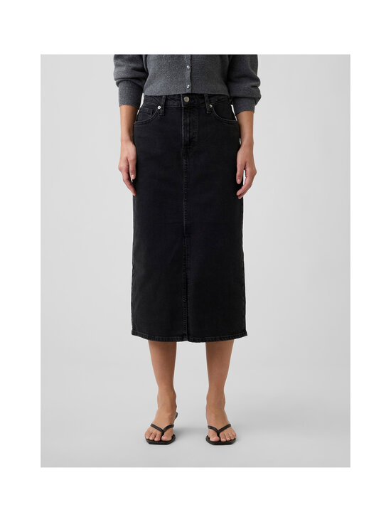 GAP - Midi garuma džinsa svārki - BLACK 22 | Stockmann - photo 3