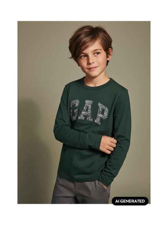GAP - Logo trikotāžas krekls - BLACK GRASS | Stockmann - photo 3