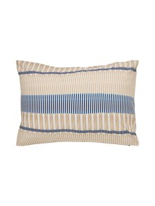 Casa Stockmann - Raita-tyynyliina - SAND/BLUE COMBO | Stockmann