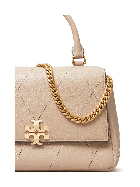 Tory Burch - Kott Mini Charlie Quilted Top-Handle Crossbody - 020 SOFT CEMENT | Stockmann - photo 3