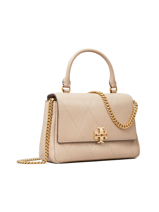 Tory Burch - Kott Mini Charlie Quilted Top-Handle Crossbody - 020 SOFT CEMENT | Stockmann - photo 4