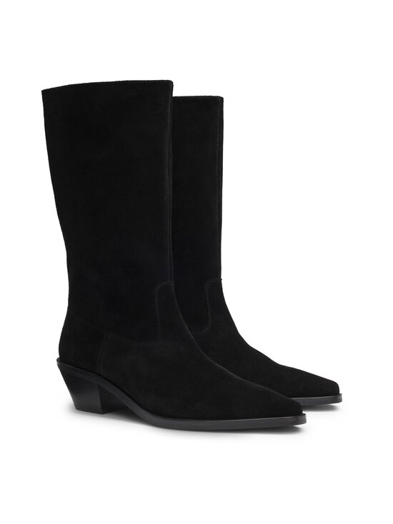 BOSS - Niara Bootie -nahkasaappaat - 001 BLACK | Stockmann - photo 4