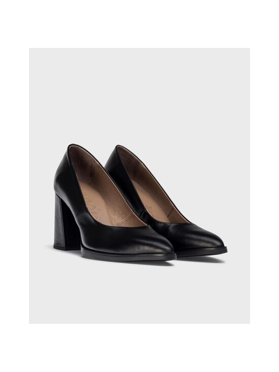 Wonders - Pump Block Heel laiviņas - VELVET NEGRO BLACK | Stockmann - photo 2