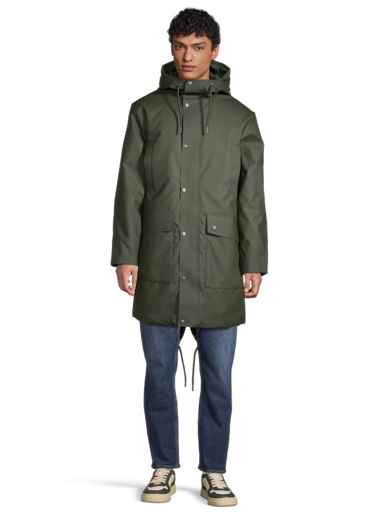 Rains - Nome Long- vedenpitävä parkatakki - GREEN | Stockmann - photo 2