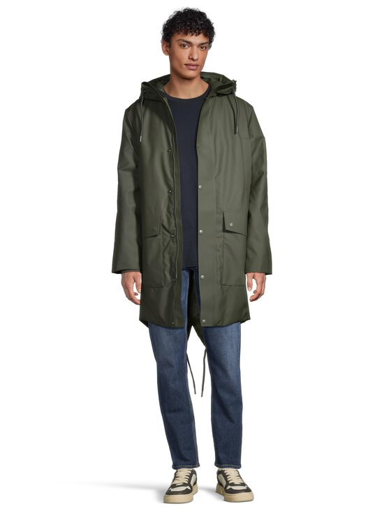 Rains - Nome Long- vedenpitävä parkatakki - GREEN | Stockmann - photo 4