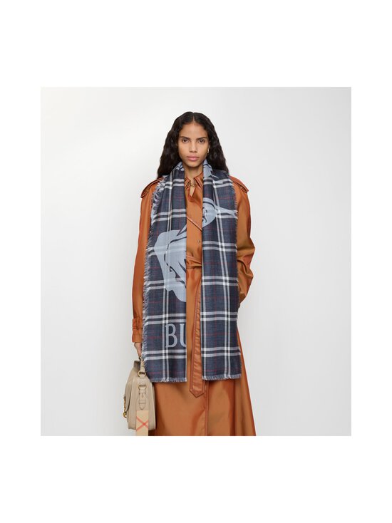 Burberry - Check-kaulahuivi - A1243 INK BLUE | Stockmann - photo 3