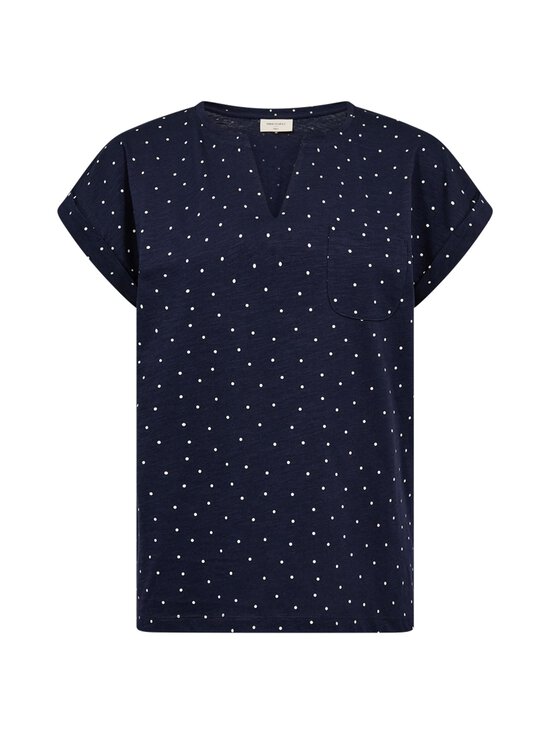 Freequent - FQViva t-paita - 7105 NAVY BLAZER W. STAR OFF-WHITE | Stockmann - photo 1