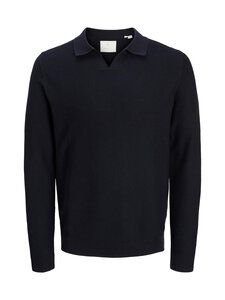 Jack & Jones - JprBlaEaston Split Neck -neule - NIGHT SKY | Stockmann