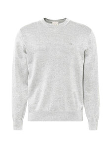 Calvin Klein Menswear - Supima Cotton Crew -neulepaita - P4P SNOW HEATHER | Stockmann
