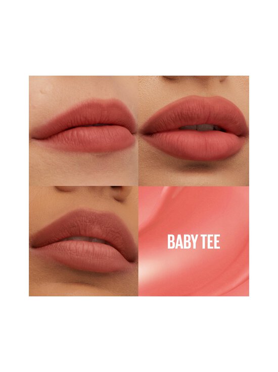Maybelline - Superstay Teddy Tint Lipstick -nestemäinen huulipuna - 25 BABY TEE | Stockmann - photo 3