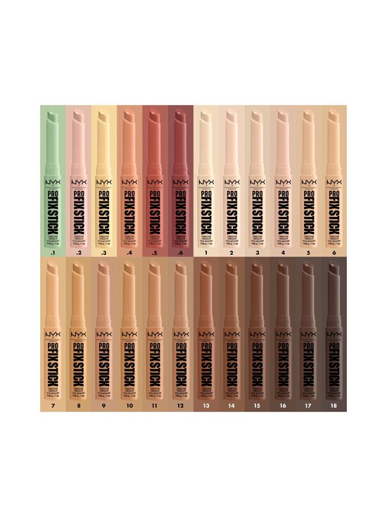 NYX Professional Makeup - Fix Stick Concealer Stick -peitepuikko - 0.1 GREEN - photo 4 NYX Professional Makeup - Fix Stick Concealer Stick -peitepuikko - 0.1 GREEN | Stockmann - photo 4