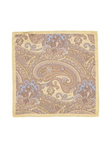 Amanda Christensen - Paisley Mélange zīda lakats - 200 YELLOW | Stockmann