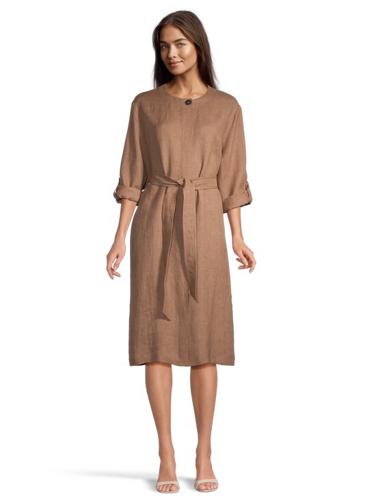 Max Mara Studio - Mstlembo-pellavamekko - 031 CLAY | Stockmann - photo 2