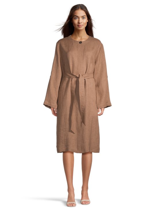Max Mara Studio - Mstlembo-pellavamekko - 031 CLAY | Stockmann - photo 4